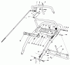 Toro 30102 - Mid-Size Proline Gear Traction Unit, 12 hp, 1989 (9000001-9999999) Listas de piezas de repuesto y dibujos HANDLE ASSEMBLY
