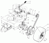 Toro 30102 - Mid-Size Proline Gear Traction Unit, 12 hp, 1991 (1000001-1999999) Pièces détachées AXLE ASSEMBLY