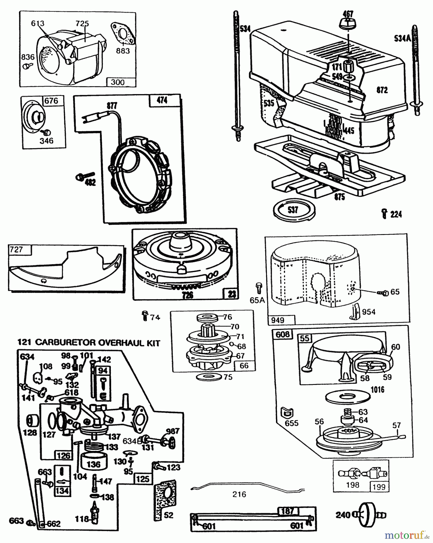  Toro Neu Mowers, Drive Unit Only 30102 - Toro Mid-Size Proline Gear Traction Unit, 12 hp, 1991 (1000001-1999999) BRIGGS & STRATTON MODEL NO. 281706-0186-01 #2