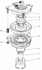 Toro 30102 - Mid-Size Proline Gear Traction Unit, 12 hp, 1990 (0000001-0999999) Listas de piezas de repuesto y dibujos CLUTCH ASSEMBLY NO. 54-3200