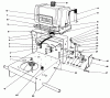 Toro 30103 - Mid-Size Proline Gear Traction Unit, 12 hp, 1989 (9000001-9999999) Listas de piezas de repuesto y dibujos FRAME ASSEMBLY