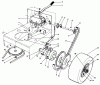 Toro 30106 - Mid-Size Proline Gear Traction Unit, 12.5 hp, 1991 (1000001-1999999) Pièces détachées AXLE ASSEMBLY
