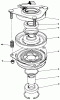 Toro 30106 - Mid-Size Proline Gear Traction Unit, 12.5 hp, 1990 (0000001-0999999) Listas de piezas de repuesto y dibujos CLUTCH ASSEMBLY NO. 54-3200