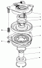 Toro 30108 - Mid-Size Proline Gear Traction Unit, 8 hp, 1984 (4000001-4999999) Listas de piezas de repuesto y dibujos CLUTCH ASSEMBLY NO. 44-0770