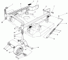 Toro 30111 - Mid-Size Proline Gear Traction Unit, 11 hp, 1985 (5000001-5999999) Listas de piezas de repuesto y dibujos 36" CARRIER FRAME MODEL NO. 30136