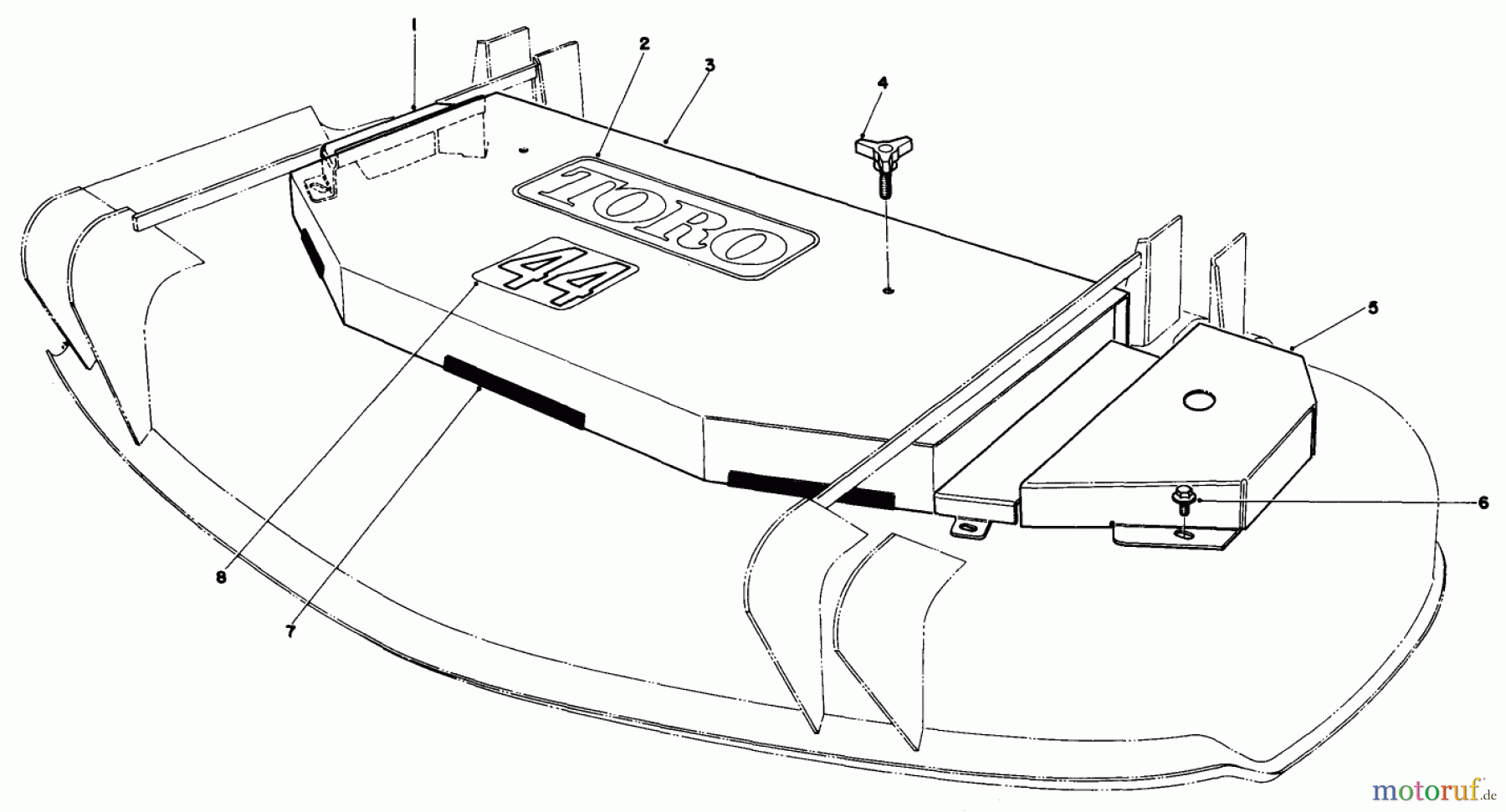  Toro Neu Mowers, Drive Unit Only 30111 - Toro Mid-Size Proline Gear Traction Unit, 11 hp, 1985 (5000001-5999999) 44