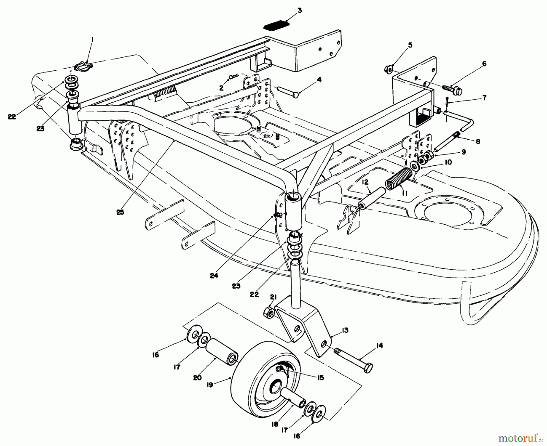  Toro Neu Mowers, Drive Unit Only 30111 - Toro Mid-Size Proline Gear Traction Unit, 11 hp, 1985 (5000001-5999999) 52