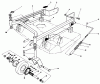 Toro 30111 - Mid-Size Proline Gear Traction Unit, 11 hp, 1986 (6000001-6999999) Listas de piezas de repuesto y dibujos 36" CARRIER FRAME MODEL NO. 30136