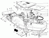 Toro 30111 - Mid-Size Proline Gear Traction Unit, 11 hp, 1986 (6000001-6999999) Listas de piezas de repuesto y dibujos 52" CUTTING DECK MODEL NO. 30152