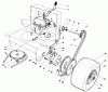 Toro 30111 - Mid-Size Proline Gear Traction Unit, 11 hp, 1986 (6000001-6999999) Pièces détachées AXLE ASSEMBLY