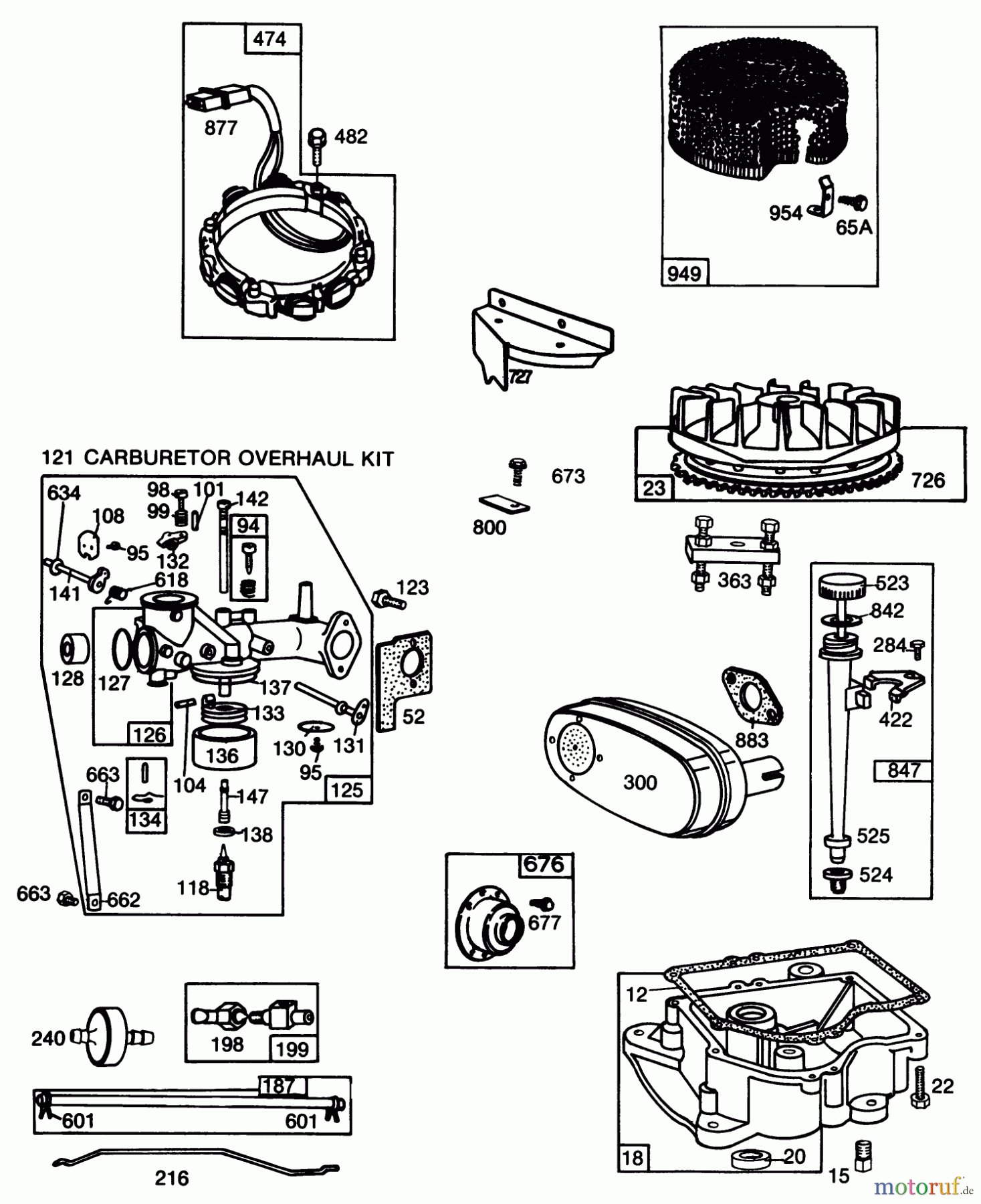 Toro Neu Mowers, Drive Unit Only 30111 - Toro Mid-Size Proline Gear Traction Unit, 11 hp, 1986 (6000001-6999999) BRIGGS & STRATTON MODEL NO. 253706-0180-01 #3