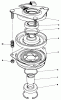 Toro 30111 - Mid-Size Proline Gear Traction Unit, 11 hp, 1986 (6000001-6999999) Listas de piezas de repuesto y dibujos CLUTCH ASSEMBLY NO. 54-3200
