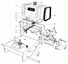 Toro 30111 - Mid-Size Proline Gear Traction Unit, 11 hp, 1986 (6000001-6999999) Listas de piezas de repuesto y dibujos FRAME ASSEMBLY