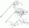 Toro 30111 - Mid-Size Proline Gear Traction Unit, 11 hp, 1986 (6000001-6999999) Listas de piezas de repuesto y dibujos HANDLE ASSEMBLY