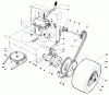 Toro 30112 - Mid-Size Proline Gear Traction Unit, 12.5 hp, 1986 (6000001-6999999) Ricambi AXLE ASSEMBLY
