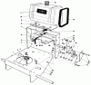 Toro 30112 - Mid-Size Proline Gear Traction Unit, 12.5 hp, 1986 (6000001-6999999) Ricambi FRAME ASSEMBLY