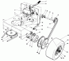 Toro 30112 - Mid-Size Proline Gear Traction Unit, 12.5 hp, 1989 (9000001-9999999) Ricambi AXLE ASSEMBLY