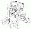 Toro 30112 - Mid-Size Proline Gear Traction Unit, 12.5 hp, 1989 (9000001-9999999) Ricambi FRAME ASSEMBLY