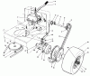 Toro 30112 - Mid-Size Proline Gear Traction Unit, 12.5 hp, 1990 (0000001-0999999) Pièces détachées AXLE ASSEMBLY