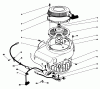 Toro 30112 - Mid-Size Proline Gear Traction Unit, 12.5 hp, 1990 (0000001-0999999) Listas de piezas de repuesto y dibujos RECOIL AND FLYWHEEL ASSEMBLY