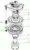 Toro 30113 - Mid-Size Proline Gear Traction Unit, 8 hp, 1989 (9000001-9999999) Listas de piezas de repuesto y dibujos CLUTCH ASSEMBLY NO. 54-3200