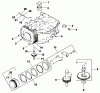 Toro 30114 - Mid-Size Proline Gear Traction Unit, 14 hp, 1990 (0000001-0999999) Ricambi CRANKCASE-ENGINE KOHLER MODEL NO. CV14T-1412