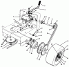 Toro 30115 - Mid-Size Proline Gear Traction Unit, 12.5 hp, 1989 (9000001-9999999) Pièces détachées AXLE ASSEMBLY