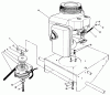 Toro 30115 - Mid-Size Proline Gear Traction Unit, 12.5 hp, 1989 (9000001-9999999) Listas de piezas de repuesto y dibujos ENGINE & CLUTCH ASSEMBLY