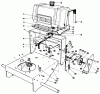 Toro 30115 - Mid-Size Proline Gear Traction Unit, 12.5 hp, 1989 (9000001-9999999) Ricambi FRAME ASSEMBLY