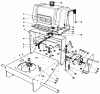 Toro 30115 - Mid-Size Proline Gear Traction Unit, 12.5 hp, 1989 (9000001-9999999) Listas de piezas de repuesto y dibujos FRAME ASSEMBLY