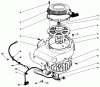 Toro 30115 - Mid-Size Proline Gear Traction Unit, 12.5 hp, 1989 (9000001-9999999) Listas de piezas de repuesto y dibujos RECOIL & FLYWHEEL ASSEMBLY
