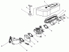 Toro 30115 - Mid-Size Proline Gear Traction Unit, 12.5 hp, 1990 (0000001-0999999) Listas de piezas de repuesto y dibujos AIR CLEANER & CARBUETOR ASSEMBLY