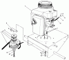 Toro 30115 - Mid-Size Proline Gear Traction Unit, 12.5 hp, 1990 (0000001-0999999) Listas de piezas de repuesto y dibujos ENGINE & CLUTCH ASSEMBLY