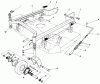 Toro 30116 - Mid-Size Proline Gear Traction Unit, 16 hp, 1986 (6000001-6999999) Listas de piezas de repuesto y dibujos 36" CARRIER FRAME MODEL NO. 30136