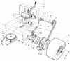 Toro 30116 - Mid-Size Proline Gear Traction Unit, 16 hp, 1986 (6000001-6999999) Ersatzteile AXLE ASSEMBLY