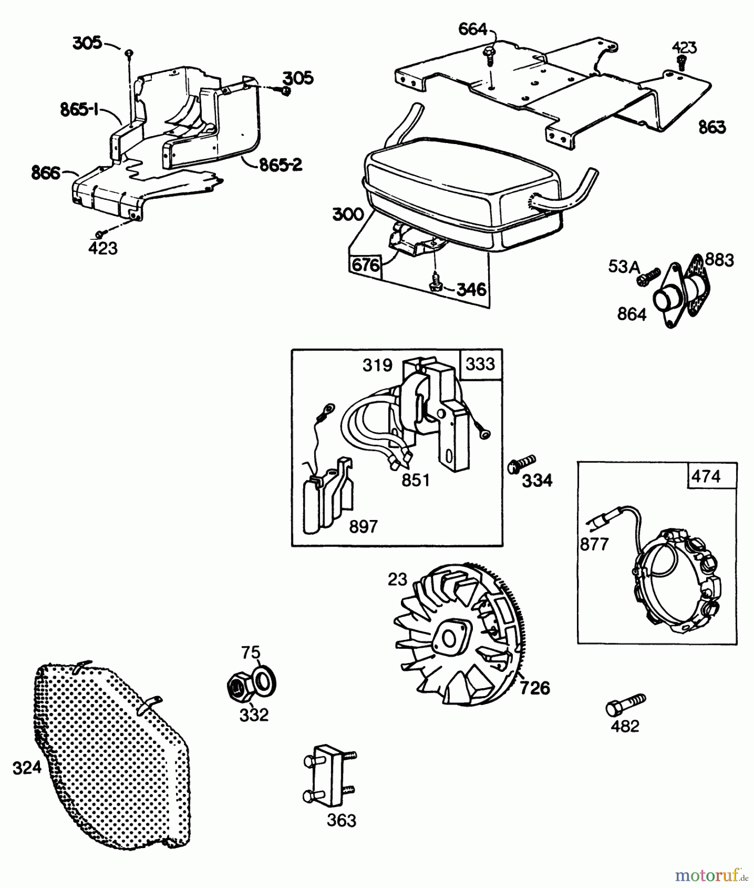  Toro Neu Mowers, Drive Unit Only 30116 - Toro Mid-Size Proline Gear Traction Unit, 16 hp, 1986 (6000001-6999999) ENGINE BRIGGS & STRATTON MODEL NO. 402707-0158-01 #3