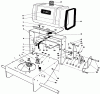 Toro 30116 - Mid-Size Proline Gear Traction Unit, 16 hp, 1986 (6000001-6999999) Ricambi FRAME ASSEMBLY