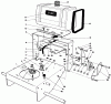Toro 30116 - Mid-Size Proline Gear Traction Unit, 16 hp, 1986 (6000001-6999999) Listas de piezas de repuesto y dibujos FRAME ASSEMBLY