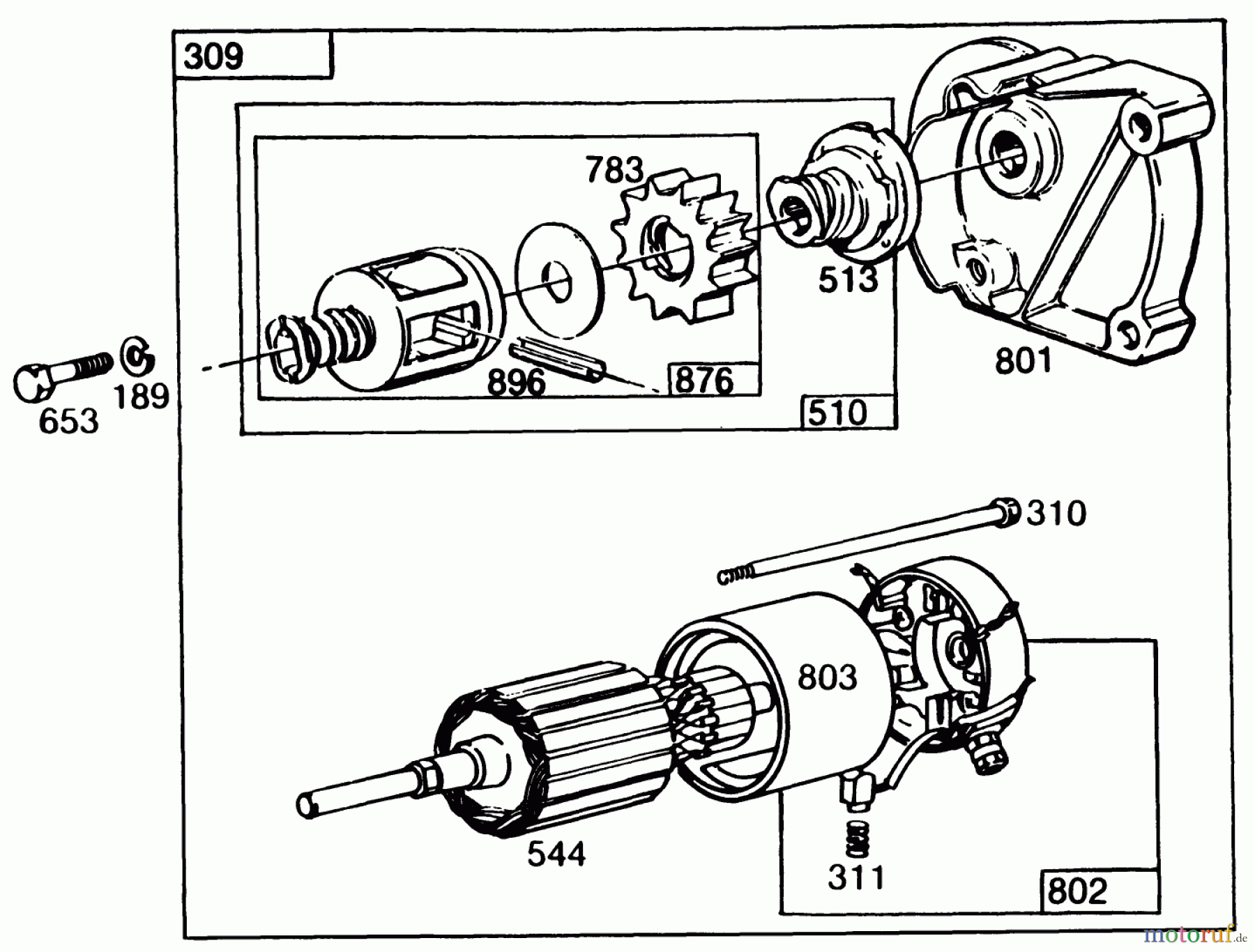  Toro Neu Mowers, Drive Unit Only 30116 - Toro Mid-Size Proline Gear Traction Unit, 16 hp, 1987 (7000001-7999999) ENGINE BRIGGS AND STRATTON MODEL NO. 402707-0158-01