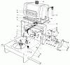 Toro 30116 - Mid-Size Proline Gear Traction Unit, 16 hp, 1987 (7000001-7999999) Listas de piezas de repuesto y dibujos FRAME ASSEMBLY
