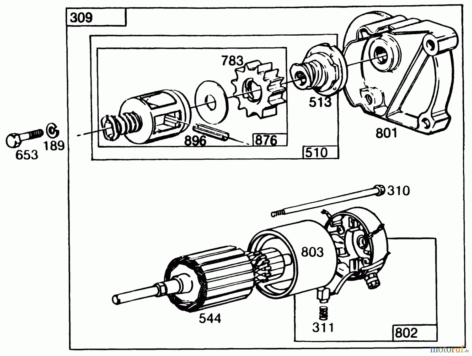  Toro Neu Mowers, Drive Unit Only 30116 - Toro Mid-Size Proline Gear Traction Unit, 16 hp, 1988 (8000001-8999999) ENGINE BRIGGS & STRATTON #2