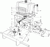 Toro 30116 - Mid-Size Proline Gear Traction Unit, 16 hp, 1988 (8000001-8999999) Listas de piezas de repuesto y dibujos FRAME ASSEMBLY