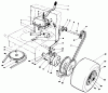 Toro 30116 - Mid-Size Proline Gear Traction Unit, 16 hp, 1989 (9000001-9999999) Pièces détachées AXLE ASSEMBLY