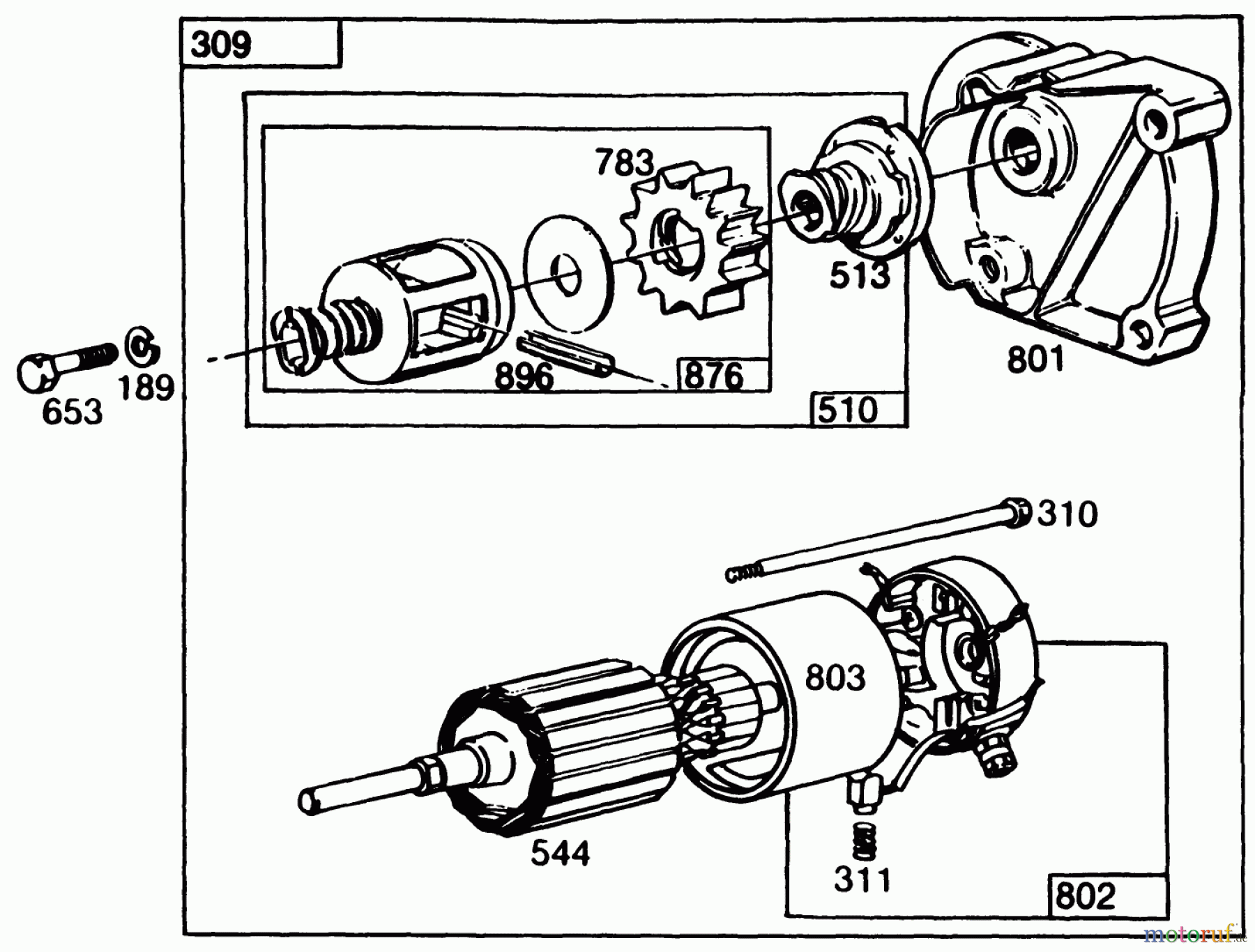  Toro Neu Mowers, Drive Unit Only 30116 - Toro Mid-Size Proline Gear Traction Unit, 16 hp, 1989 (9000001-9999999) BRIGGS & STRATTON ENGINE MODEL NO. 402707-0158-01 #4