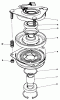 Toro 30116 - Mid-Size Proline Gear Traction Unit, 16 hp, 1989 (9000001-9999999) Listas de piezas de repuesto y dibujos CLUTCH ASSEMBLY NO. 54-3200