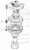 Toro 30117 - Mid-Size Proline Gear Traction Unit, 16 hp, 1990 (0000001-0999999) Listas de piezas de repuesto y dibujos CLUTCH ASSEMBLY NO. 54-3200