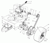 Toro 30117 - Mid-Size Proline Gear Traction Unit, 16 hp, 1991 (1000001-1999999) Pièces détachées AXLE ASSEMBLY