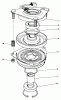 Toro 30117 - Mid-Size Proline Gear Traction Unit, 16 hp, 1991 (1000001-1999999) Listas de piezas de repuesto y dibujos CLUTCH ASSEMBLY NO. 54-3200