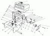 Toro 30117 - Mid-Size Proline Gear Traction Unit, 16 hp, 1991 (1000001-1999999) Listas de piezas de repuesto y dibujos FRAME ASSEMBLY