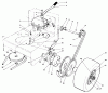Toro 30156 - Mid-Size Proline Gear Traction Unit, 12.5 hp, 1991 (100001-199999) Pièces détachées AXLE ASSEMBLY